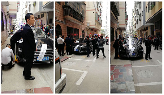 一線執行干警正在工作