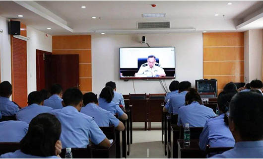 公安人員遠程視頻學(xué)習(xí)